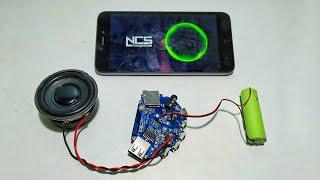 Simple clear sound audio amplifier| using mobile charger