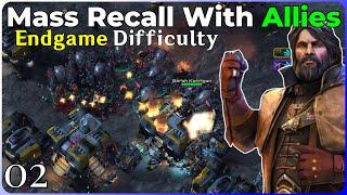 Ally Means Bait...Right? - StarCraft: Mass Recall With Allies pt2
