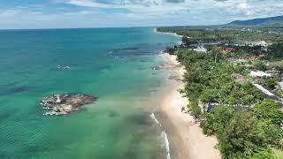 Nang Thong Beach in Khao Lak  | Traumstrand im Zentrum von Khao Lak aus der Luft