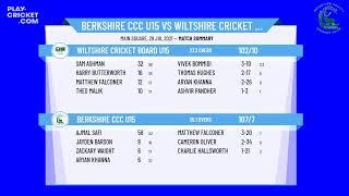 ECB U15 County Cup - Group 6 - Berkshire CCC v Wiltshire Cricket Board