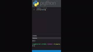 So kannst du in Python eine ganzzahlige Teilung durchführen #python #shorts