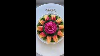 Top Chefs Teach You How to Use a Flower Roll to Make an Atmospheric Water Platter#topchef #plate