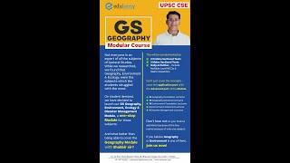 Edukemy's GS Geography Modular Course - UPSC CSE 2023/24 | 9th November | Shabbir A Bashir