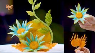 Creative Vegetable Flower Carving Ideas for Stunning Garnishes