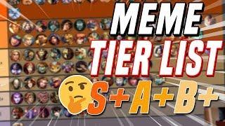 Smite: MEME BUILDS AND FUN GODS TIER LIST!