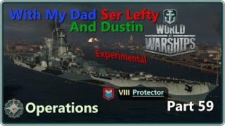 Live Stream: World of Warships Part 59- Lots of Armor! (With My Dad,Ser Lefty,and @DustyRoadsGaming)