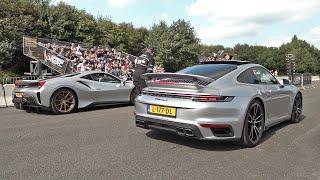 Porsche 992 Turbo S vs Ferrari 488 Pista