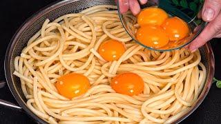 This is how my grandmother made spaghetti with eggs! Family recipe in minutes!