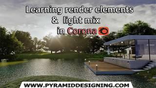 render elements and light mix in Corona