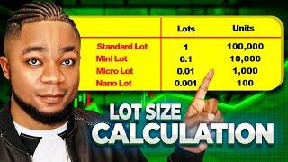 How To Determine The Correct Lot Size For Trading | Millionaire Forex Trading Risk Management Tips