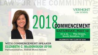 2018 Vermont Law School Commencement