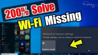 How to solve Wi-Fi Not showing Problem in Windows 10 | 200% Fixed !!