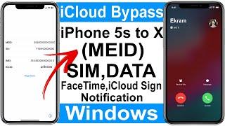 [Windows] iPhone 5s to X iCloud Bypass (MEID) SIM,DATA,FaceTime,iCloud, Notificaiton with FlexiHub