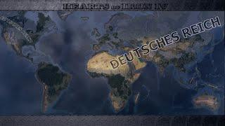 Deutsches Reich 100% World Conquest Speedrun "Weltrekord" | Hearts of Iron 4 Deutsch