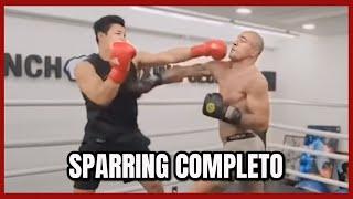 COREANO TENTOU PRESSIONAR O POATAN NO SPARRING E SE DEU MAL