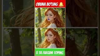 farqini toping #boshqotirma