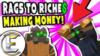 MAKING MONEY! | Unturned Roleplay Rags to Riches Reboot #18 - Business Starts To Take Off (RP)