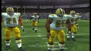 Madden NFL 06 (PS2) saints vs chargers (throwback)