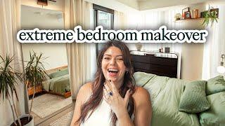 EXTREME cozy bedroom makeover *on a budget*