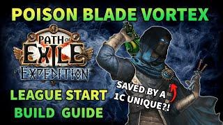 FAST with BIG Damage - Poison Blade Vortex League Start Build Guide - Path of Exile 3.15