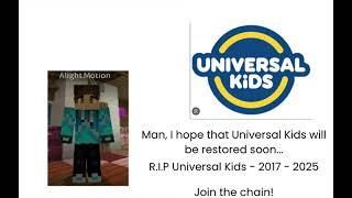 (PREMIERED FOR MARCH 5, 2025) #NeverForgetUniversalKidsChain