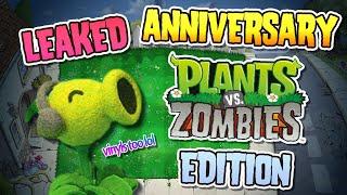 LEAKED PLANTS VS. ZOMBIES ANNIVERSARY EDITION + NEW VINYLS (OH MY GODDDD)