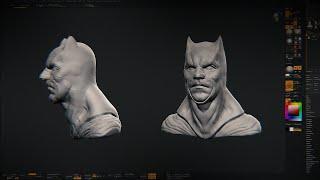 Batman in 15 minutes | Zbrush Timelapse Sculpt