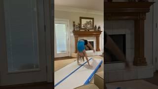 Backwalk over backhand spring! #shorts #gymnastics #fun #slay