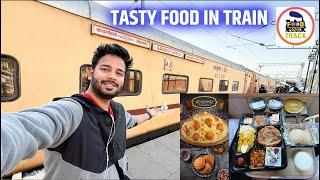 15013 Ranikhet Express journey Ajmer to Delhi tasty food by IRCTC in train