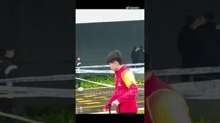 "Chỉ cần có em, ngày nắng hay ngày mưa cũng đều đẹp."#shasha #datou #tabletennis