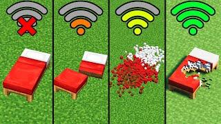 Bed With Different Wi-Fi in Minecraft