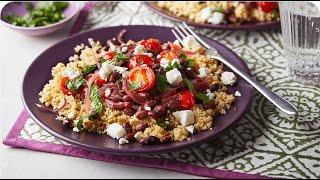 Nigella's Feta, Black Bean And Clementine Couscous | Ocado