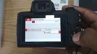 How to Enable Eye Auto Focus in Canon EOS M50