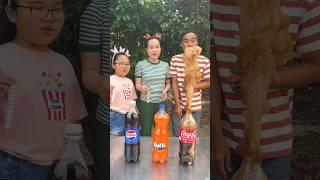 Coca-Cola and Fanta VS mentos, Pepsi Vs mentos