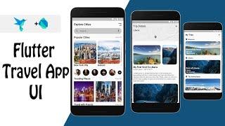 Flutter Travel App UI  - Speed Code
