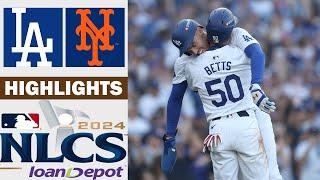 Los Angeles Dodgers vs New York Mets Game 1 Full Highlights | NLCS | (10/13/2024)