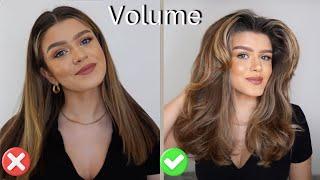 Bouncy Blow Dry Technique for Ultimate Volume