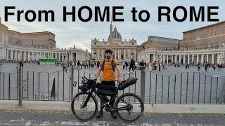 From HOME to ROME   Bikepacking