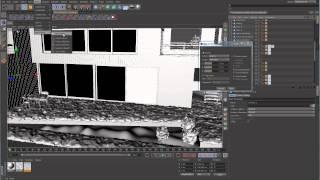 VrayforC4D Tutorial - Winter Exterior - Part 6 - Window snow shader, and viewport shading