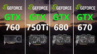 GTX 760 vs GTX 750 Ti vs GTX 680 vs GTX 670 Test in 6 Games