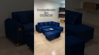 7 seater sofa table free ₹15000 9646224841 Gaurav Furniture Ludhiana