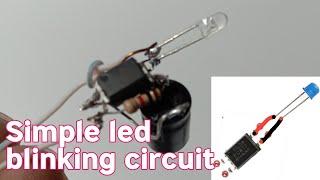 LED flasher circuit with optocoupler #easyproject4u #el817