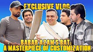 BABAR AZAM'S BAT: A MASTERPIECE OF CUSTOMIZATION | EXCLUSIVE VLOG