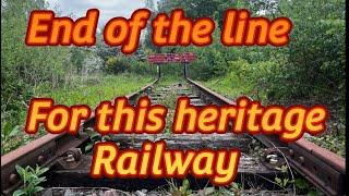 Abandoned heritage railway.