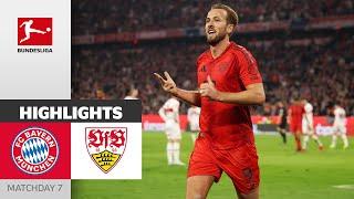 Kane. Kane. Kane. | FC Bayern München - VfB Stuttgart 4-0 | Highlights | MD 7 – Bundesliga 2024/25