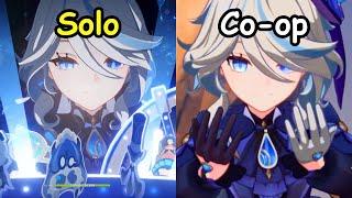 Furina's Burst animation in Co-op looks kinda..