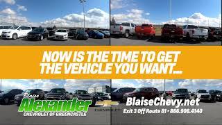 New Inventory Arriving Daily - Blaise Alexander Chevrolet Greencastle