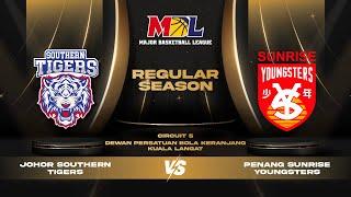 [ENG] MBL Regular Season 2024 | G24 |  Johor Southern Tigers vs Penang Sunrise Youngsters