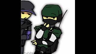 why does no one notice these bois? #animation #анимация #roblox #evade #defectrebel #trooper