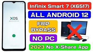 Infinix SMART 7 (X6517) frp bypass 2023.